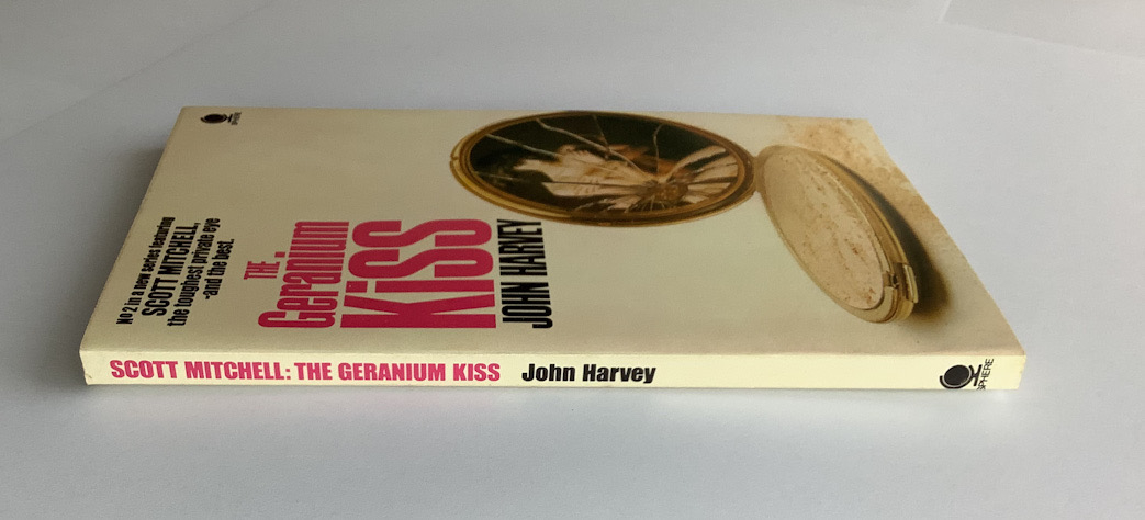 THE GERANIUM KISS crime pulp fiction book by John Harvey 1976